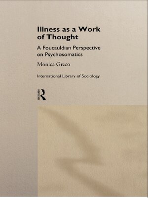 cover image of Illness as a Work of Thought